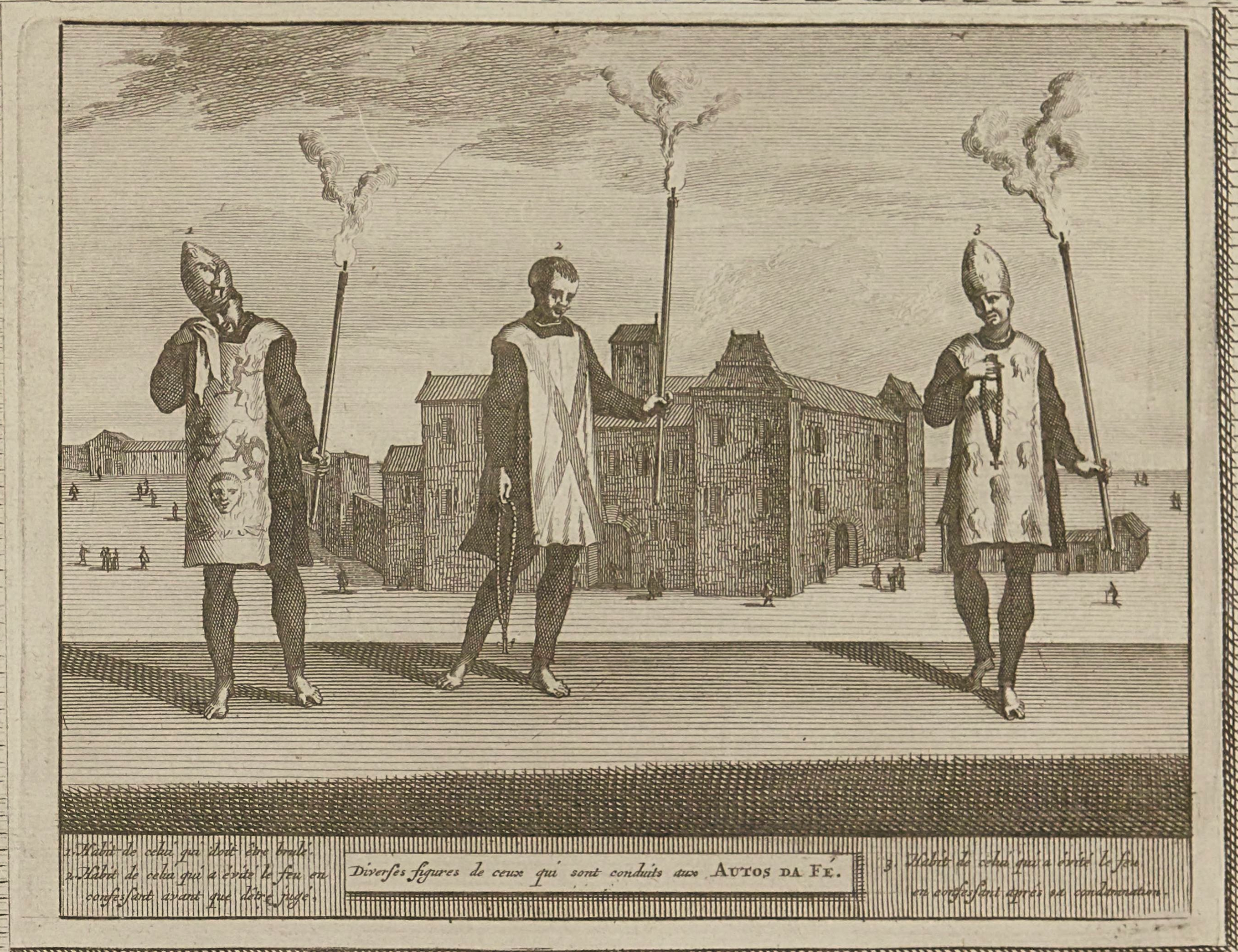 Les condamnés portant le san benito Les condamnés portant le san benito