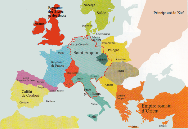 L'Europe en l'an 1000 L'Europe en l'an 1000