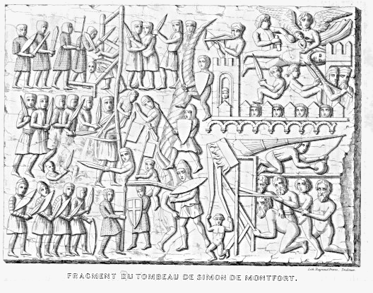 détail du tombeau de Simon de Montfort détail du tombeau de Simon de Montfort