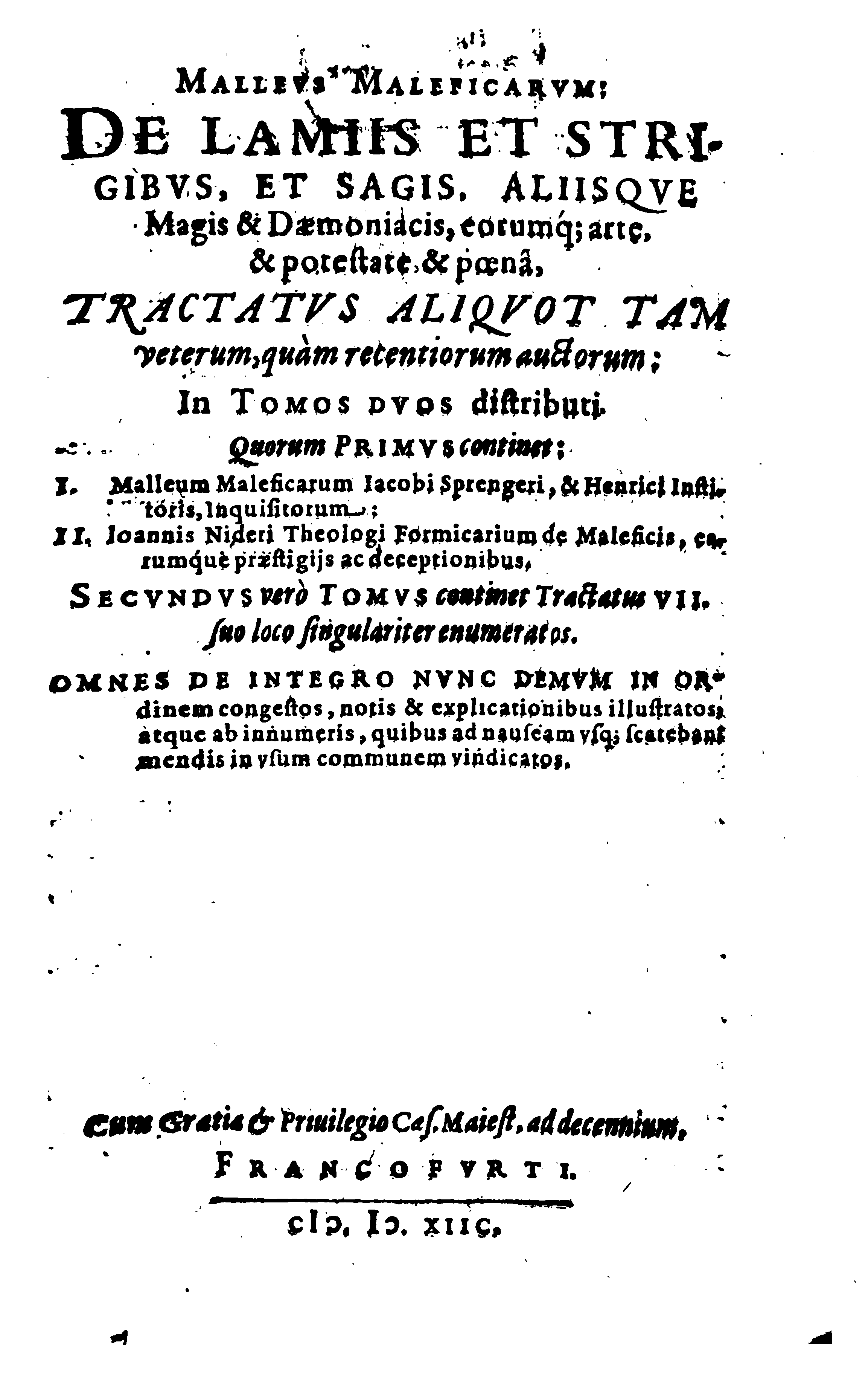 Malus maleficarum Malus maleficarum