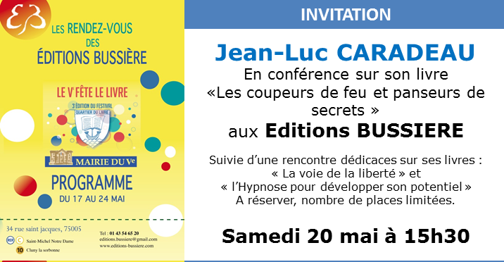 Flyer annonçant la conférence