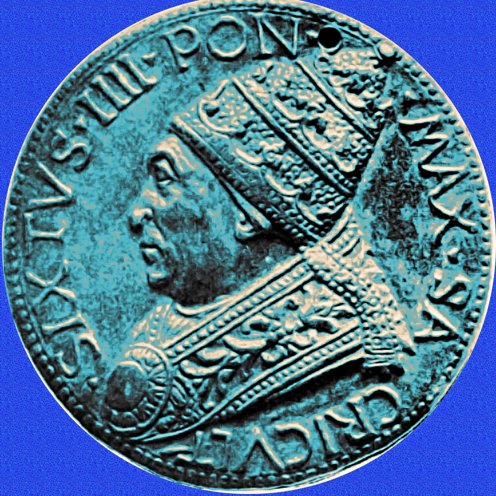 Médaille représentant sixte IV Médaille représentant sixte IV